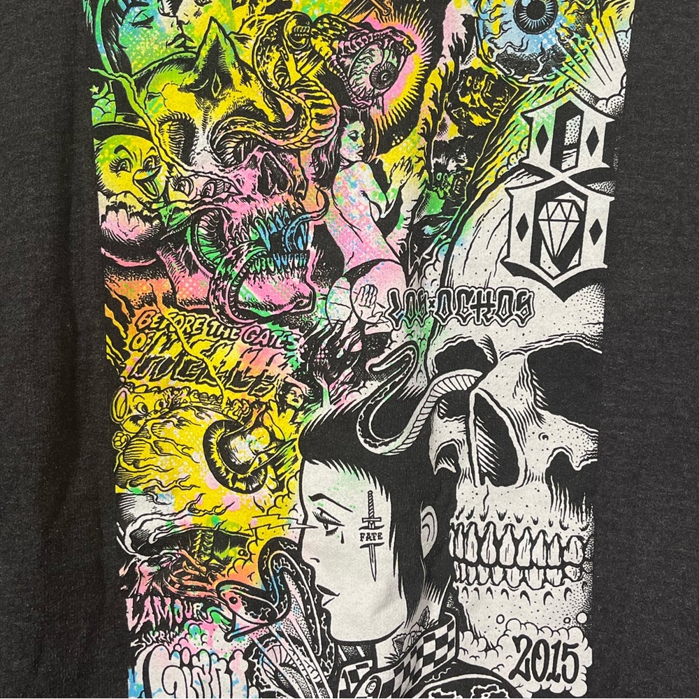 Rebel Eight x Mishka NYC Gates Of Hell Crewneck sweatshirt size large - Picture 2 of 8